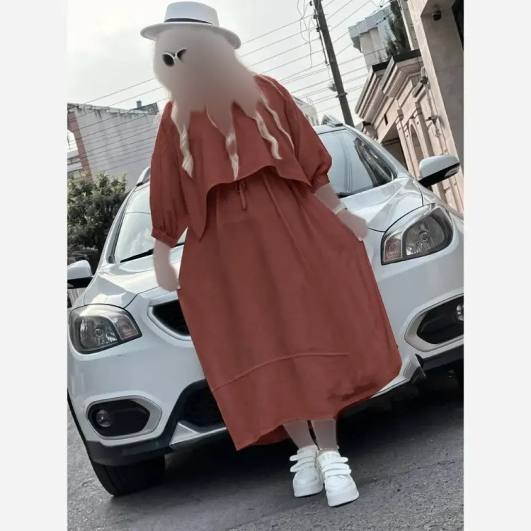 ساحلی دو تیکه زنانه مدل سولماز جنس ابروبادی رنگ مشکی و کالباسی سایز فری سایز