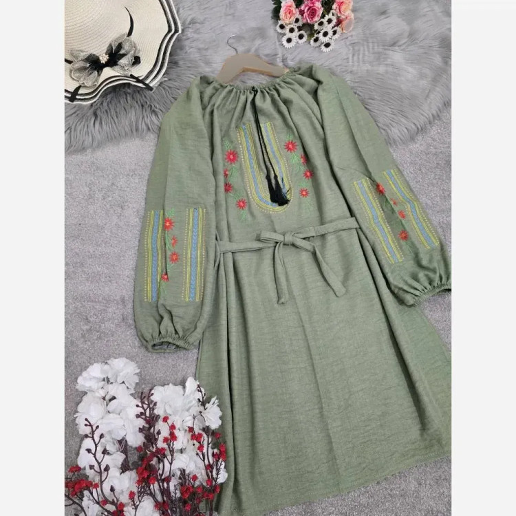 شومیز تارا شانتون گلدوزی فری سایز قد 85 رنگبندی متنوع بدون آبرفت و چروک