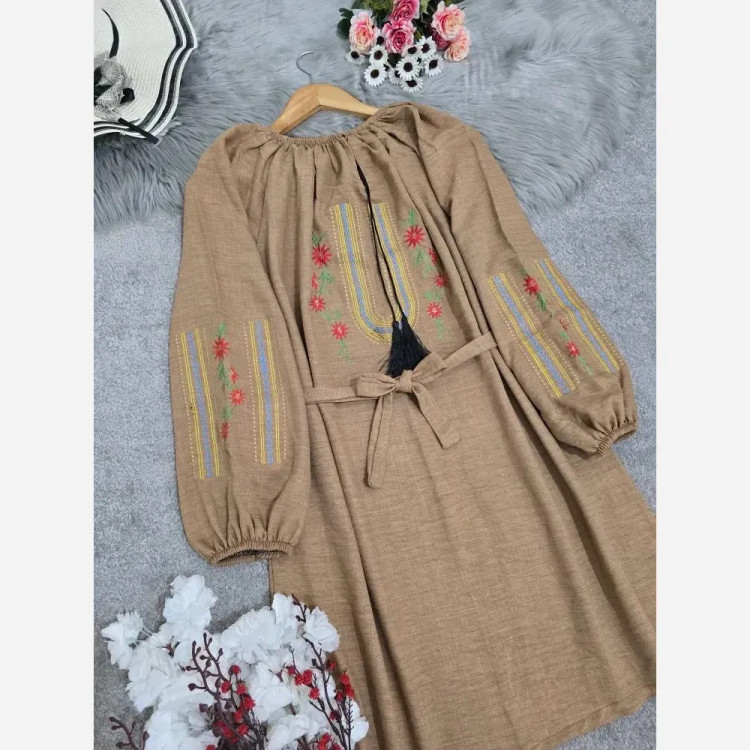 شومیز تارا شانتون گلدوزی فری سایز قد 85 رنگبندی متنوع بدون آبرفت و چروک