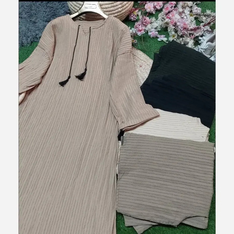 کفتان دلتا جنس دلتاکراش اعلا فری سایز 38 تا 46 رنگ کرم