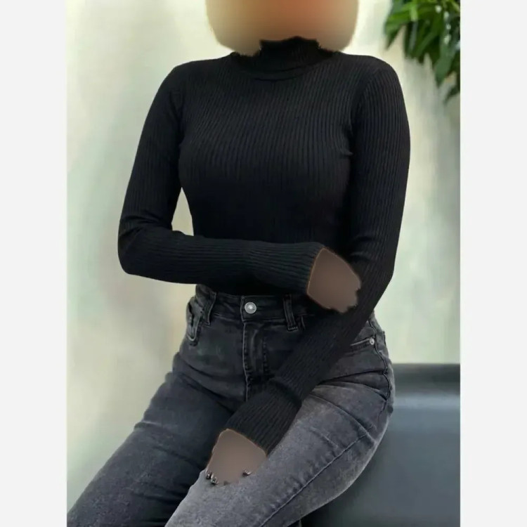 بادی یقه گرد ابریشم جنس فانریپ کش رنگ مشکی و زرشکی سایز 38 تا 44