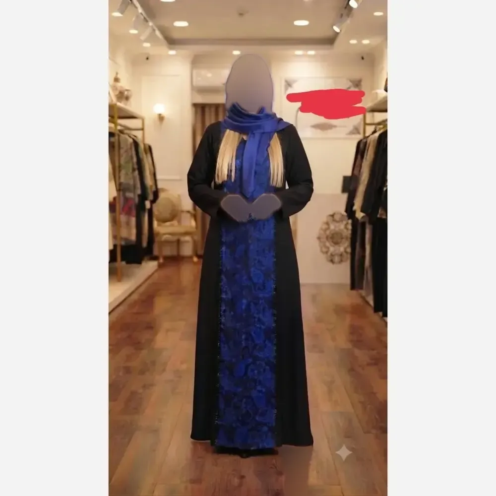 پیراهن ماکسی زنانه ماهک کراش و گیپور تک رنگ قد 135 سایزبندی 1 و 2