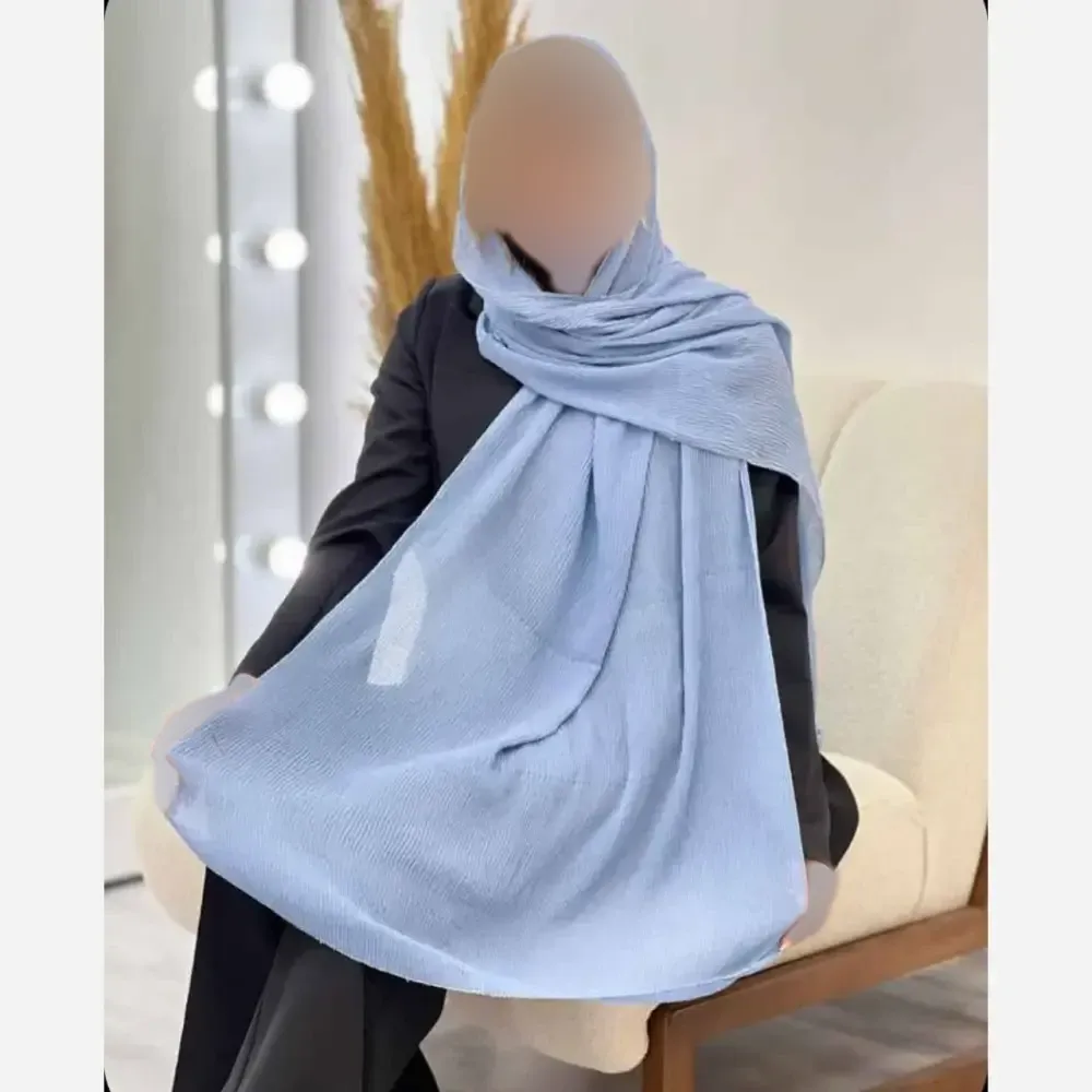 شال پلیسه لبه لمه دوزی کلاسیک