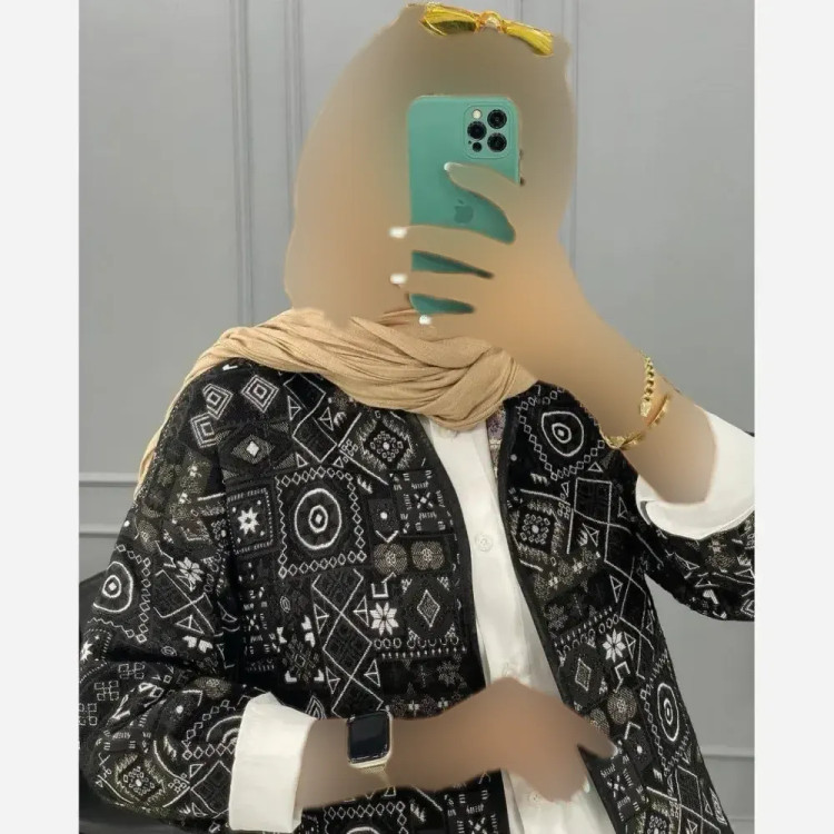 کت گلیمی تافته سوزن دوزی سنتی فری سایز