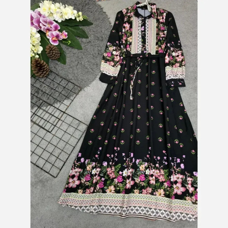 لباس ساحلی زنانه جنس بوگاتی درجه یک رنگ مشکی و سرمه ای فری سایز
