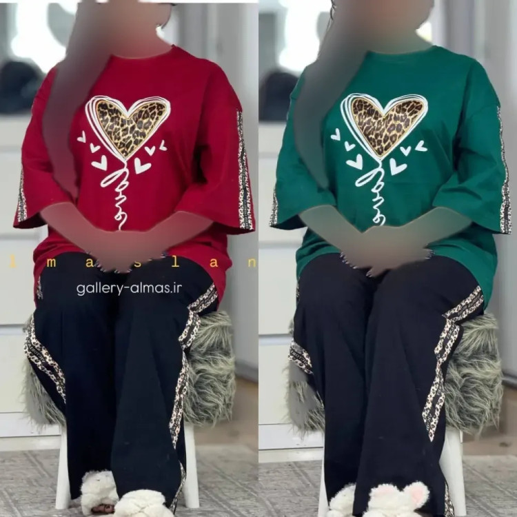 ست بلوبری زنانه پنبه با کیفیت سایز فری 38 تا 46 در رنگ بندی متنوع