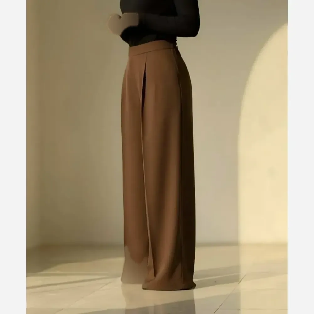 شلوار بگ مازراتی دبل ترک وارداتی پشت کش جلو پیلی زنانه سایز M L XL XXL قد 103