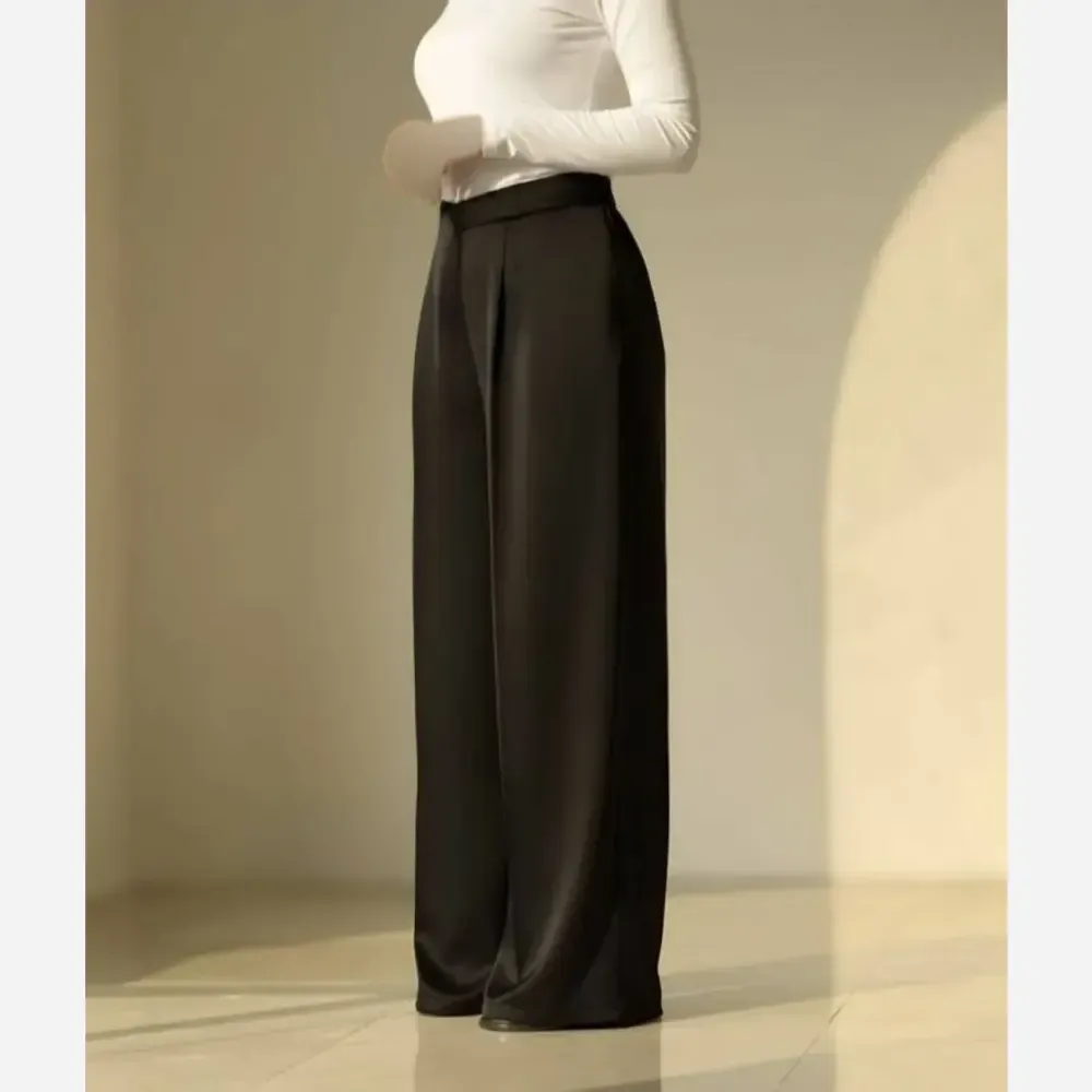 شلوار بگ مازراتی دبل ترک وارداتی پشت کش جلو پیلی زنانه سایز M L XL XXL قد 103