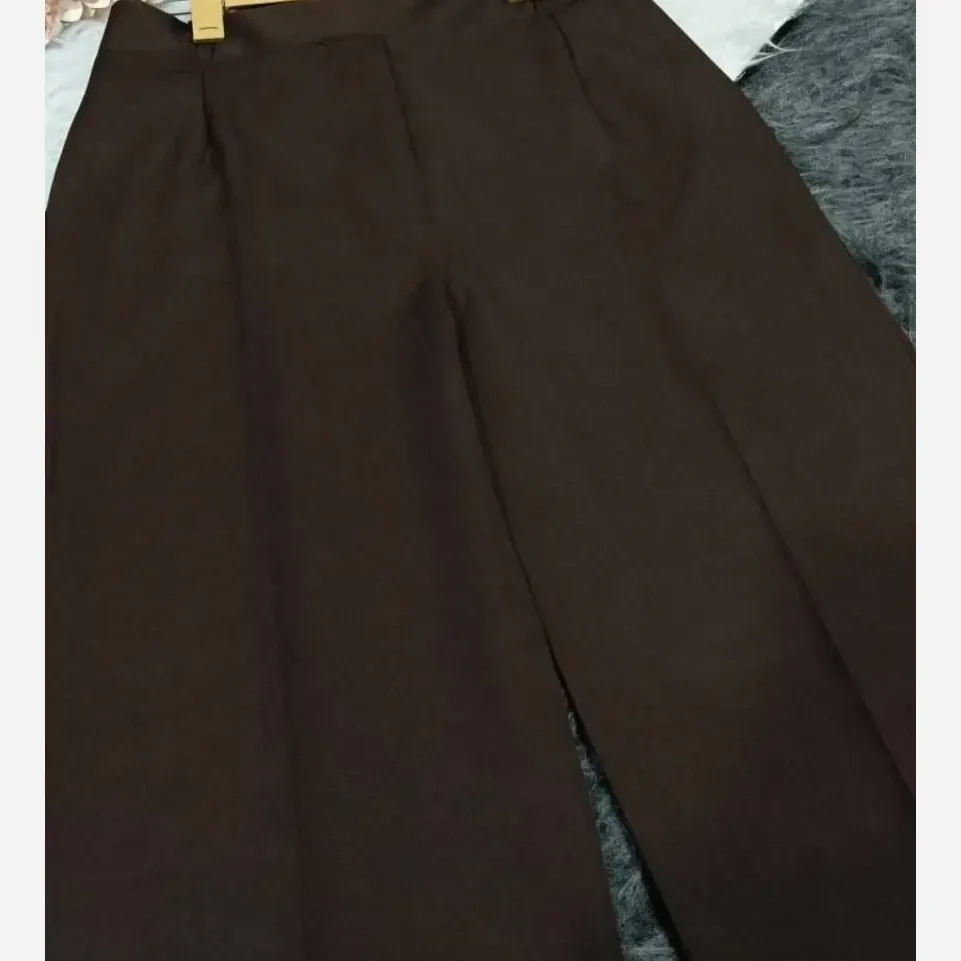 شلوار بگ مازراتی دبل ترک وارداتی پشت کش جلو پیلی زنانه سایز M L XL XXL قد 103