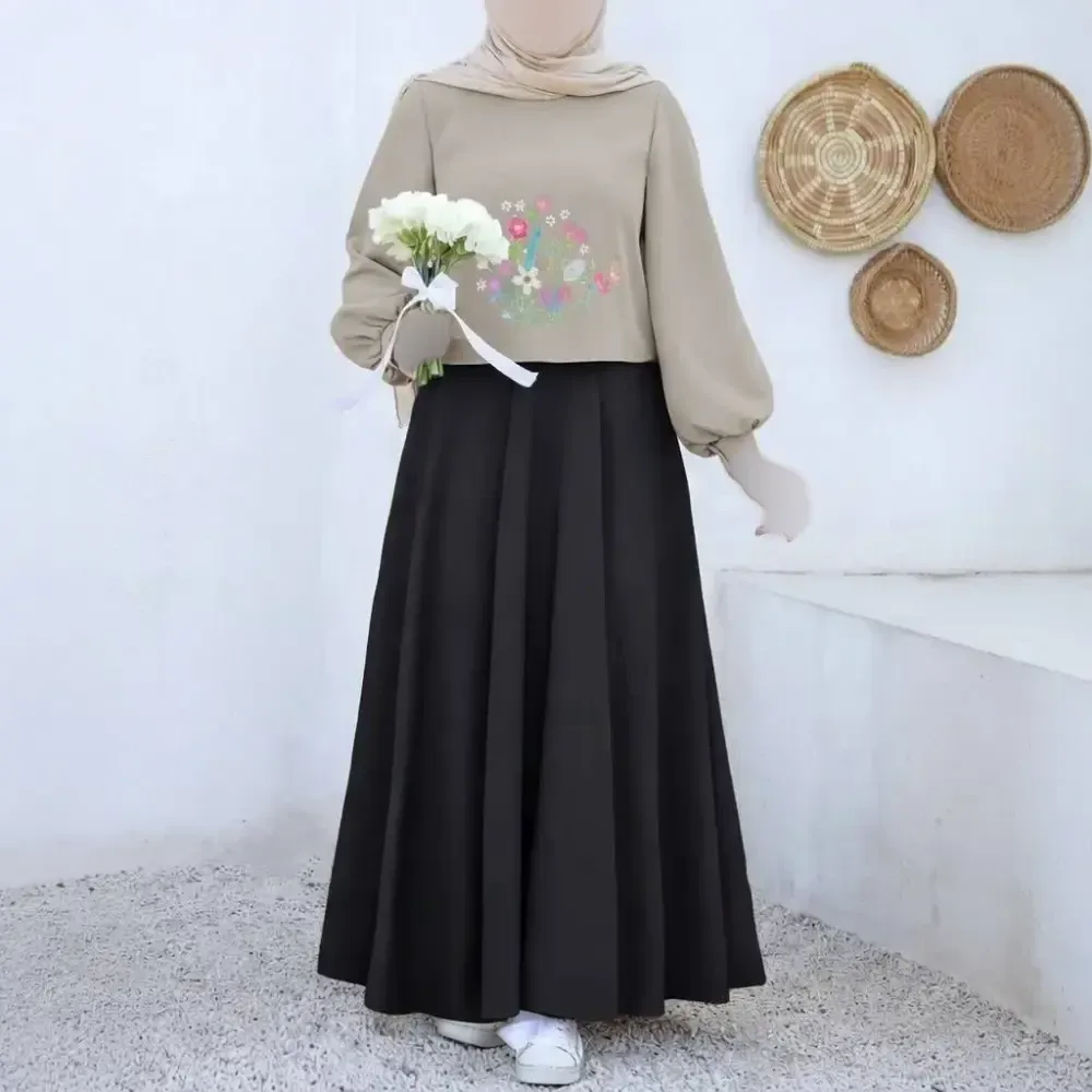رویه و سارافون آرامش مازراتی گلدوزی شده فری سایز زنانه