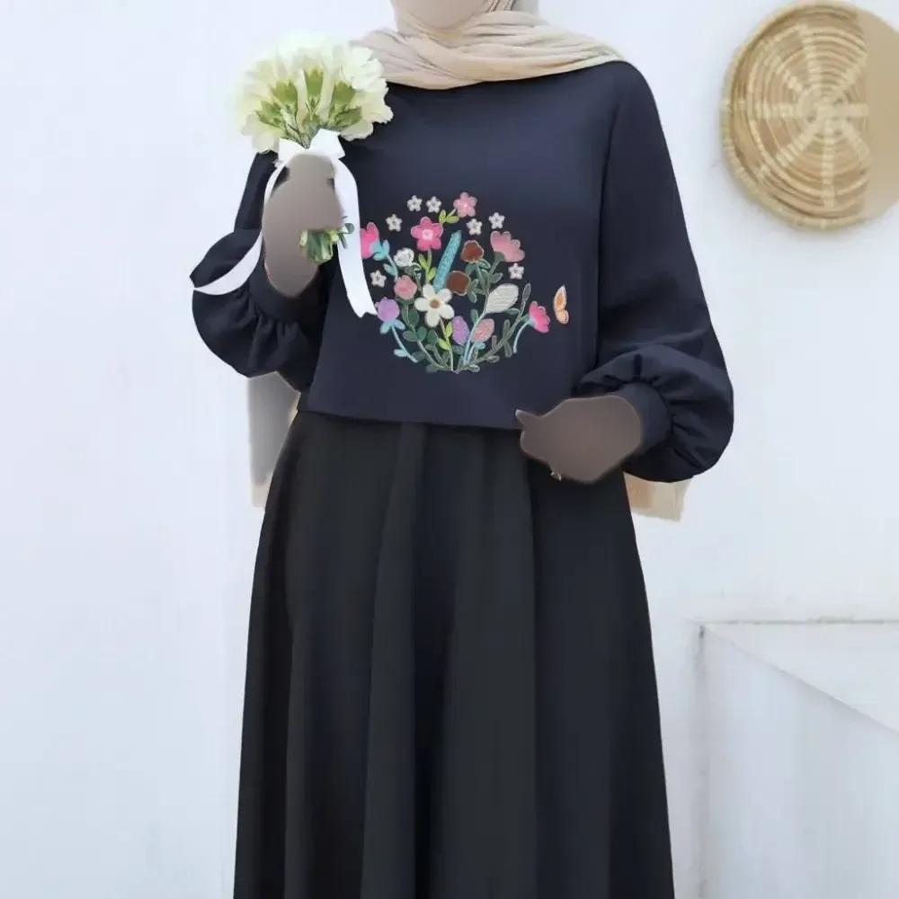 رویه و سارافون آرامش مازراتی گلدوزی شده فری سایز زنانه