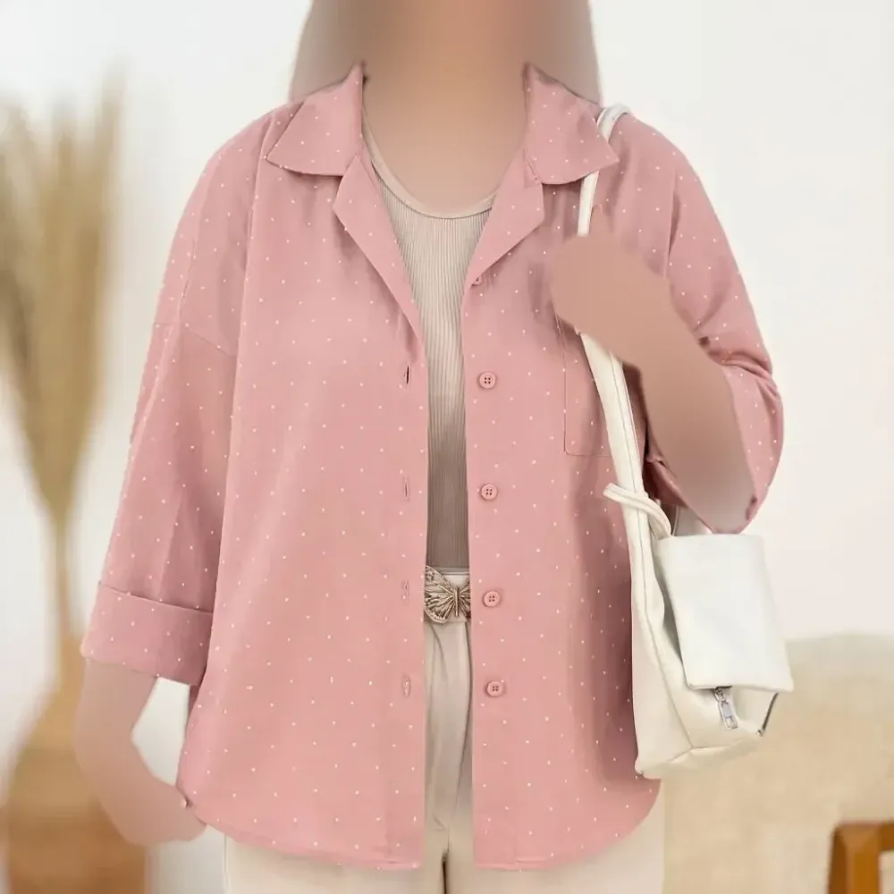 شومیز نگینی افروز جنس شانتون نگینی فری سایز رنگبندی متنوع بدون چروک آبرفت و رنگدهی