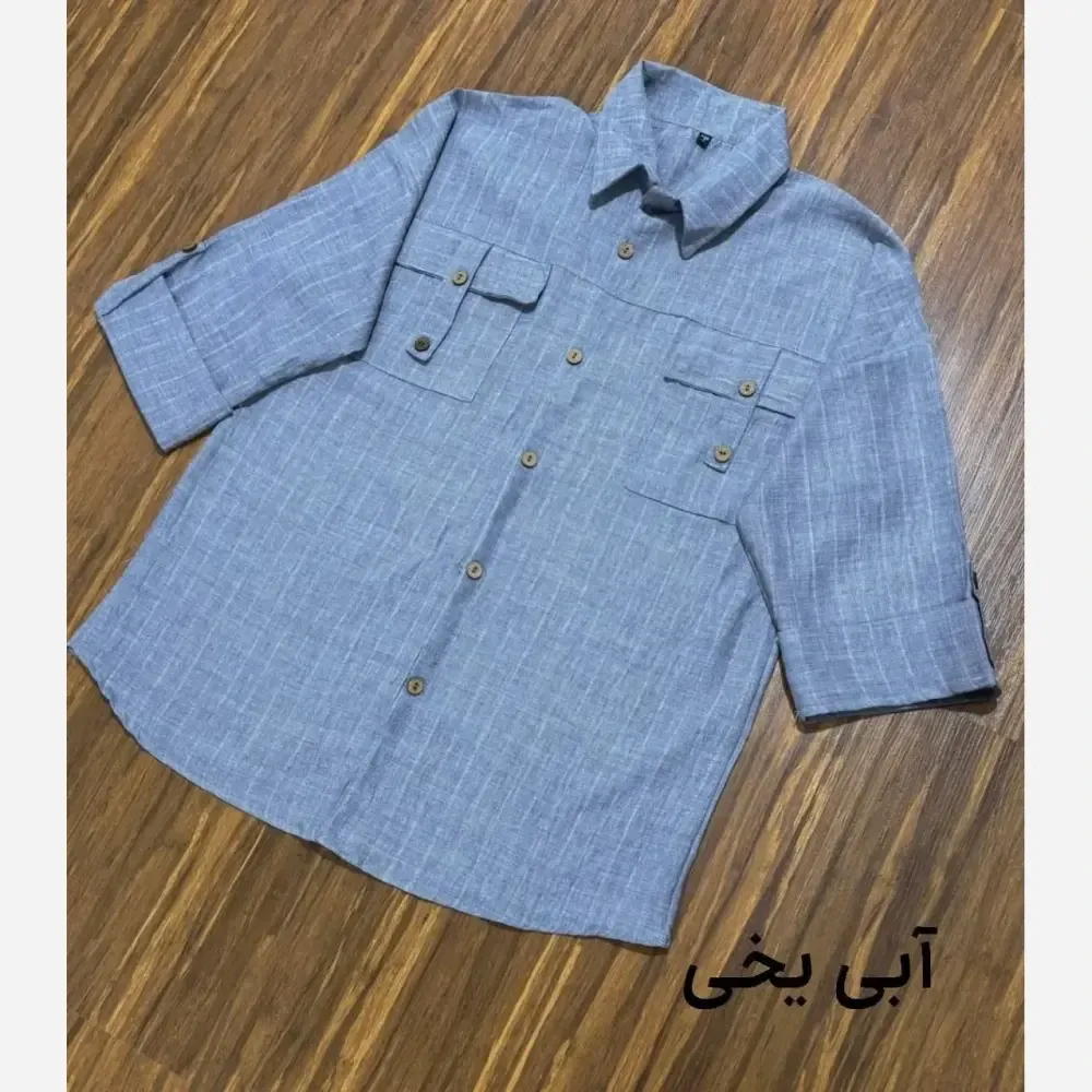 شومیز مانتویی دیپلمات شانتون اعلا فری سایز