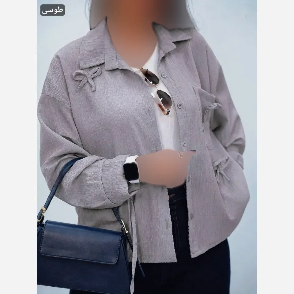 شومیز عروسکی گیسو کراش پفکی درجه یک سایز 38 تا 46 در رنگبندی متنوع