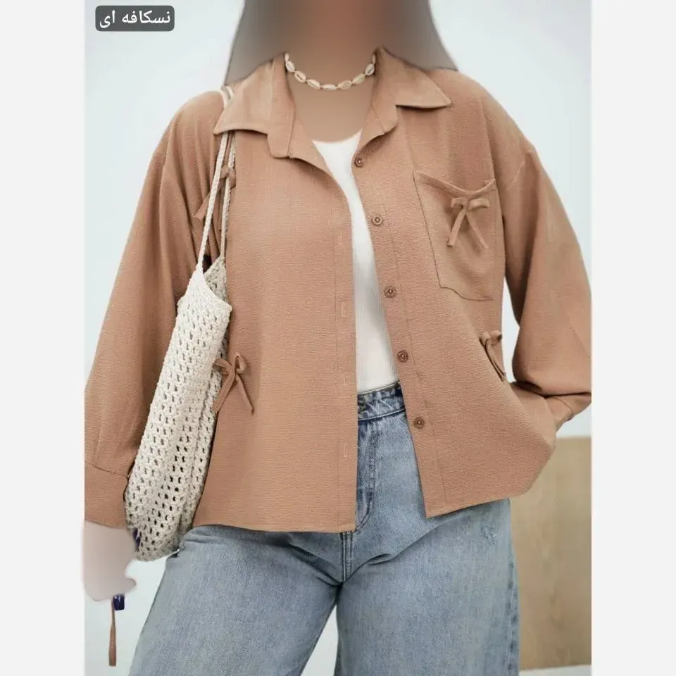 شومیز عروسکی گیسو کراش پفکی درجه یک سایز 38 تا 46 در رنگبندی متنوع