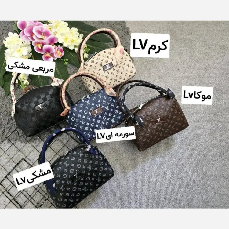 کیف مژگان چرمی با کیفیت بند بلند مدل جادار