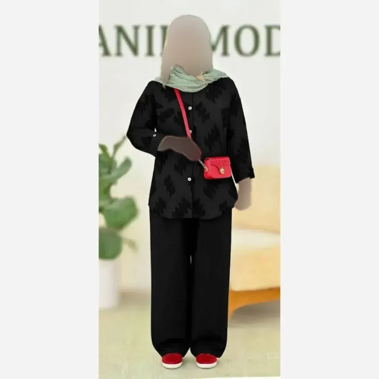 ست ژاکارد کسمه شانتون فری 38 تا 46 زنانه
