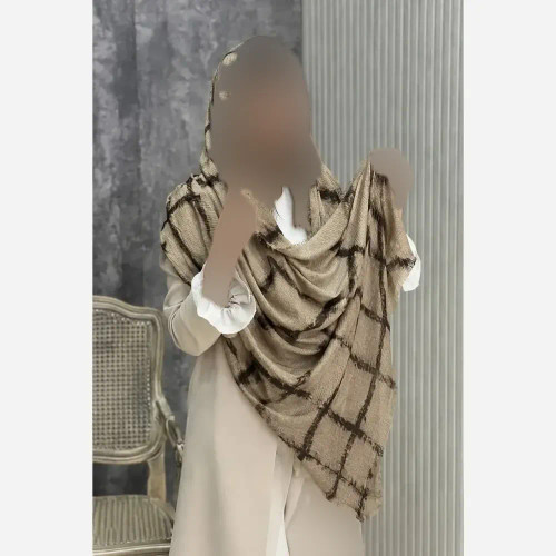 شال زنانه جنس برشکا ابعاد 70 در 180 فریزایز