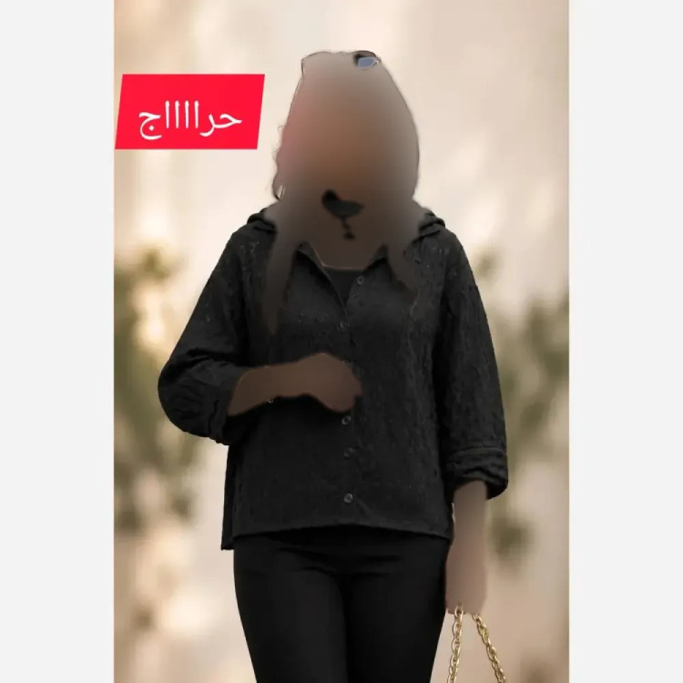 شومیز مراکشی ابریشم مشکی زنانه فری سایز پانچی شیک و خنک