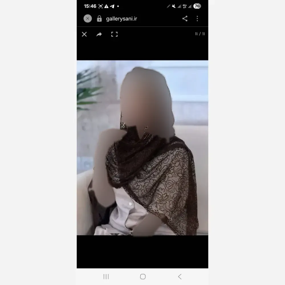 شال تور دانتل طرحدار حاشیه دانتل ابعاد 180 در 70 سانتیمتر