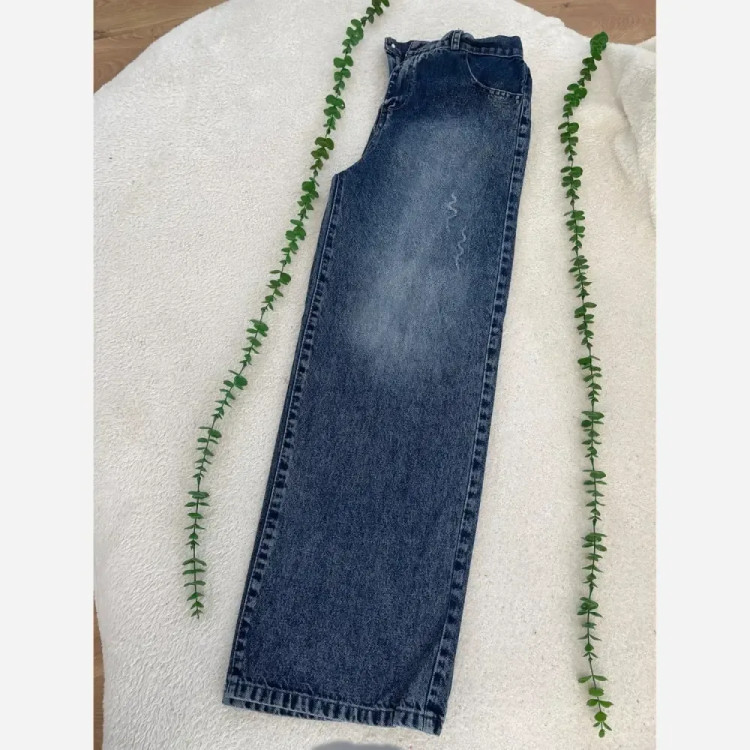 شلوار جین بگ زنانه ژوبین مدل ترک قد 106 کیفیت عالی