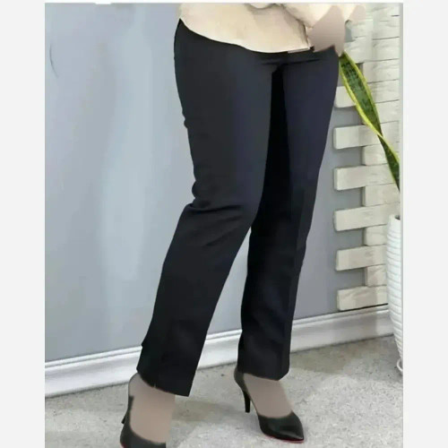 شلوار راسته مازراتی چاکدار قد 100 مشکی درجه یک