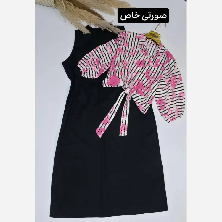 ست نازیلا شومیز نخی خارجی سارافون شانتون اعلا فری سایز تابستانه خنک