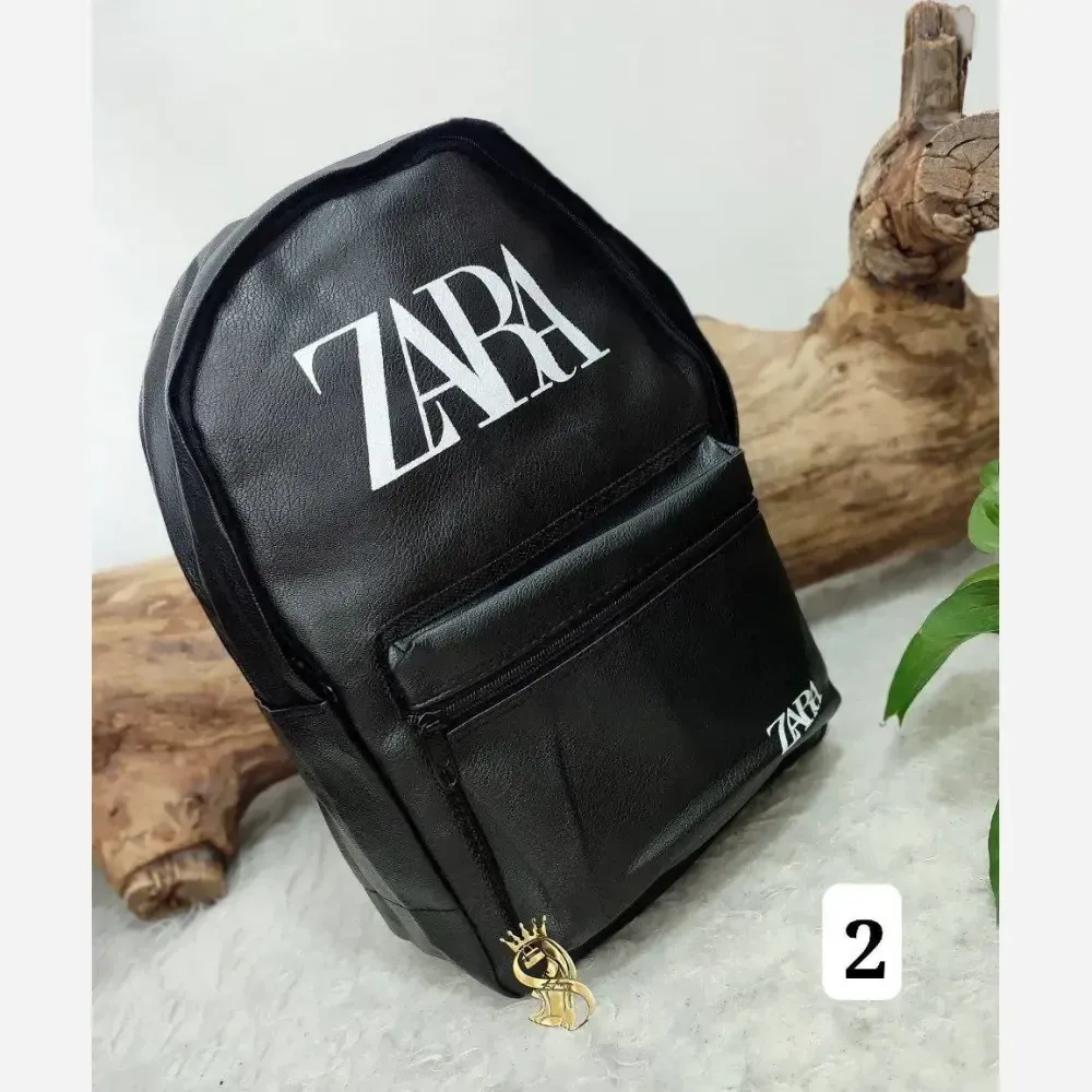 کوله پشتی چرمی مدل نیاز ابعاد 30*41 بزرگ و جادار جنس چرم صنعتی درجه یک استر ساتن خارجی