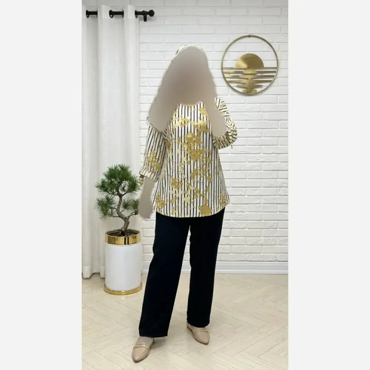 ست شومیز و شلوار زنانه مدل سویل جنس سوپرنخ و شانتون جودون رنگی فری سایز
