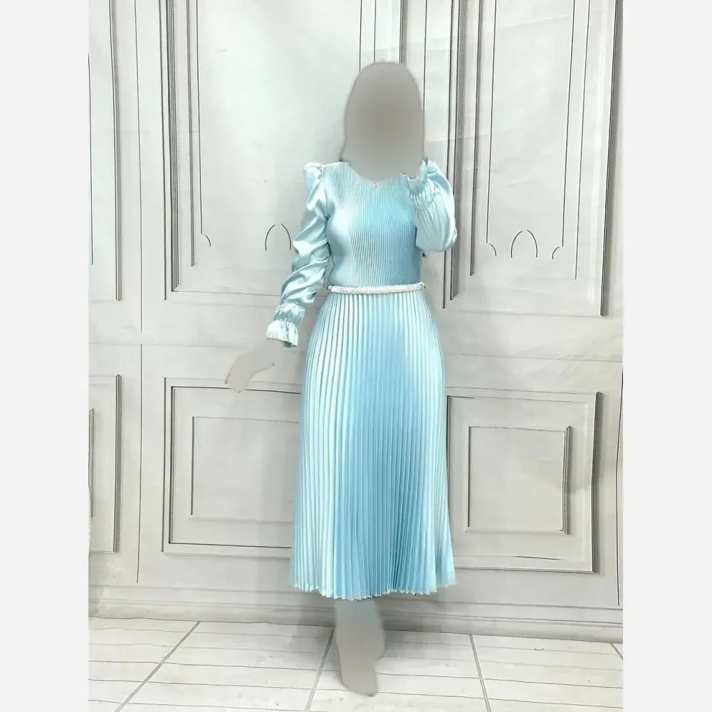 پیراهن زنانه لیانا جنس ساتن ال ایکس قد 120