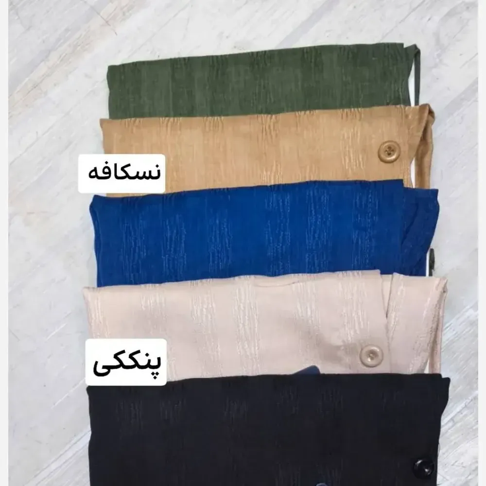 مانتو نگین دوزی صحرا شانتون طرح درختی فری سایز مناسب سایز 42 تا 50