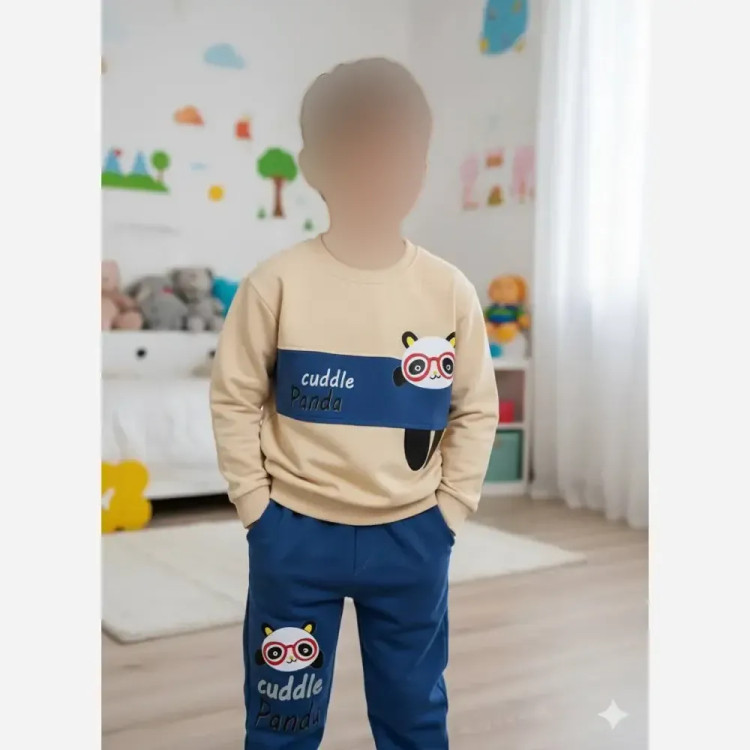 ست بلوز و شلوار پاندا دورس لاکرا پاییزه سایز 35
