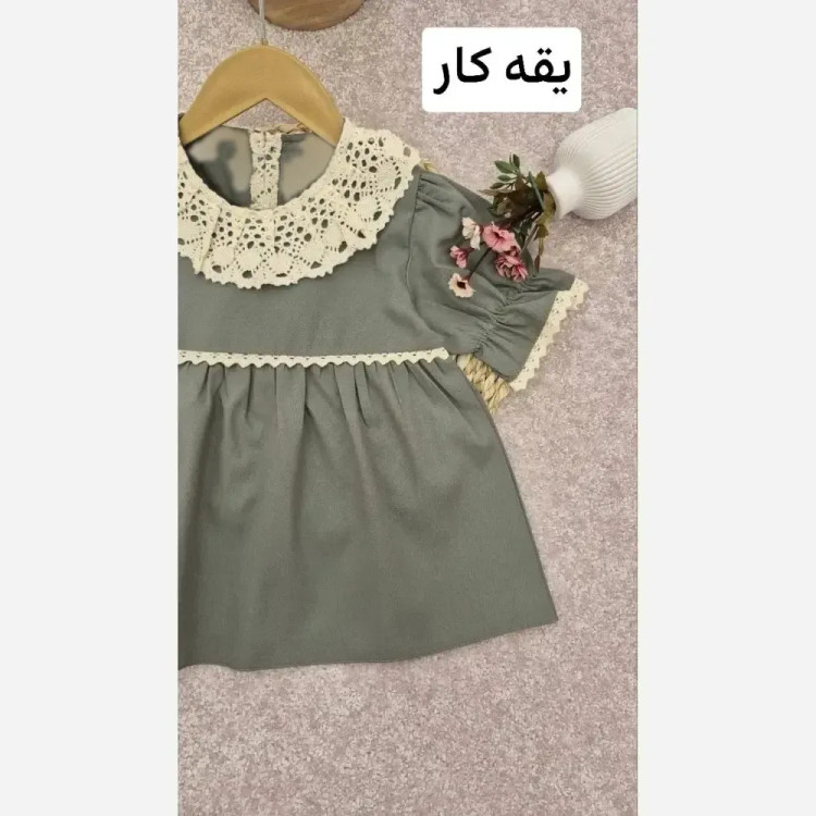 ست شومیز و شلوارک کتان نخ پنبه بهاره