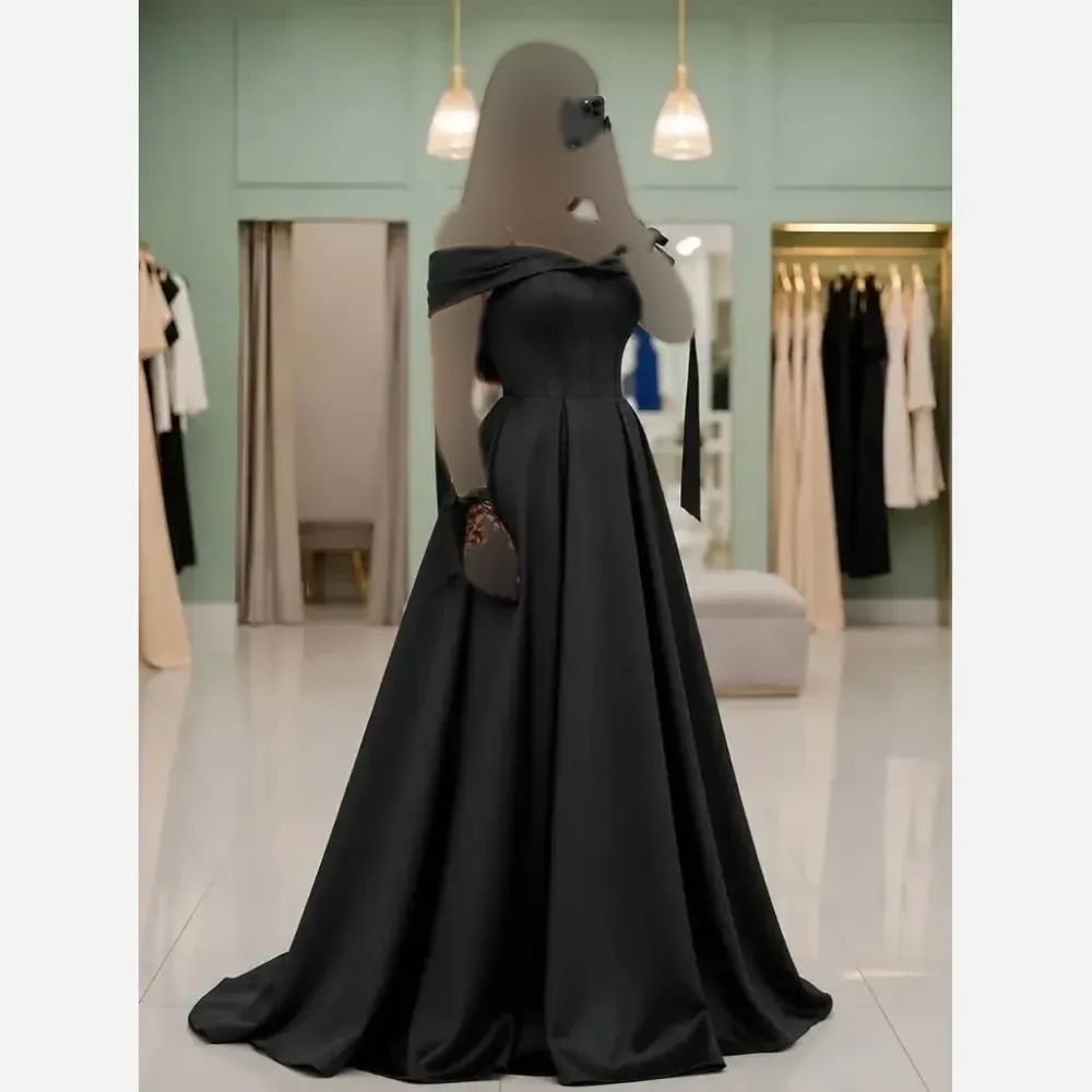 لباس مجلسی زنانه ساتن آمریکایی کیفیت تضمینی رنگ مشکی آبی آسمانی و چری