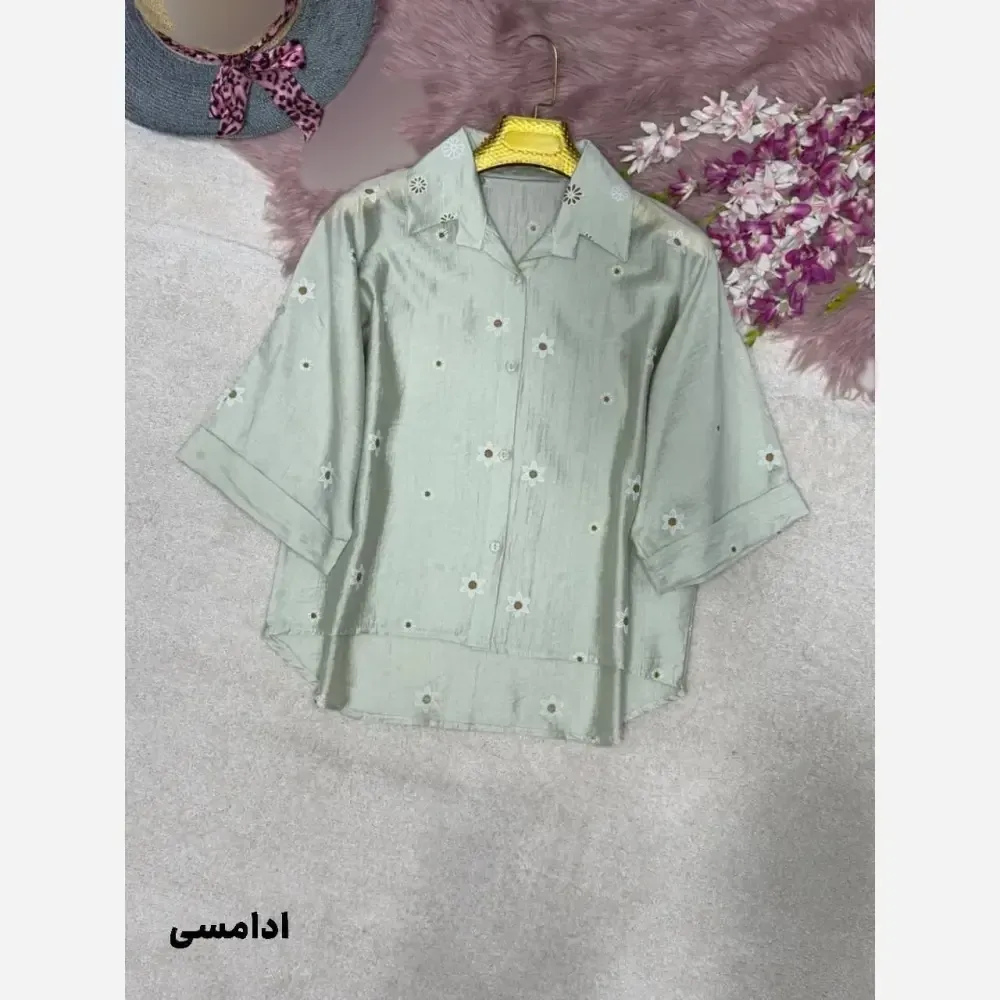 شومیز عروسکی بابونه پری شیشه ای درجه یک فری سایز 38 تا 46
