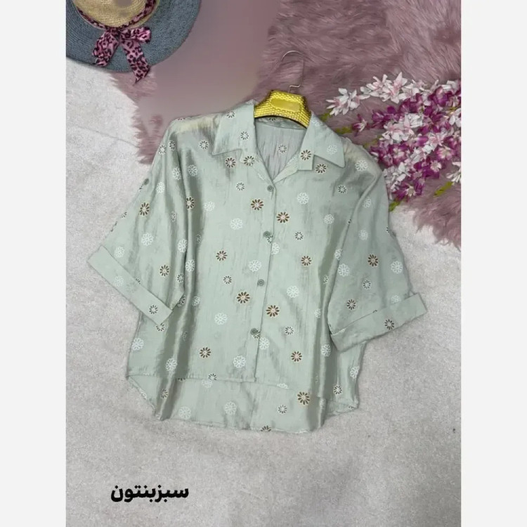 شومیز عروسکی بابونه پری شیشه ای درجه یک فری سایز 38 تا 46