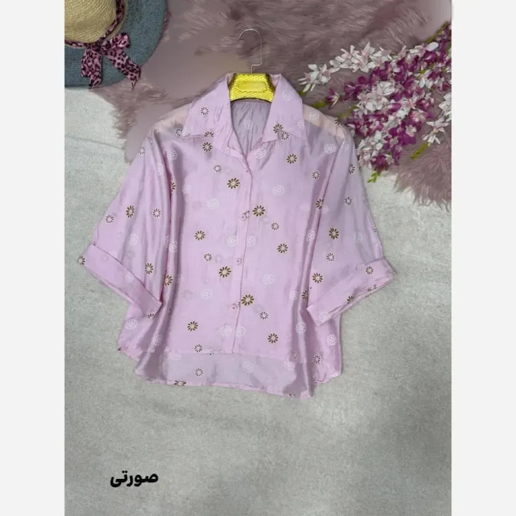شومیز عروسکی بابونه پری شیشه ای درجه یک فری سایز 38 تا 46