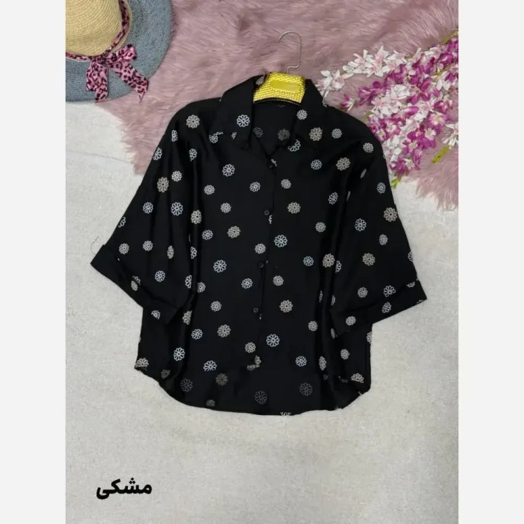 شومیز عروسکی بابونه پری شیشه ای درجه یک فری سایز 38 تا 46