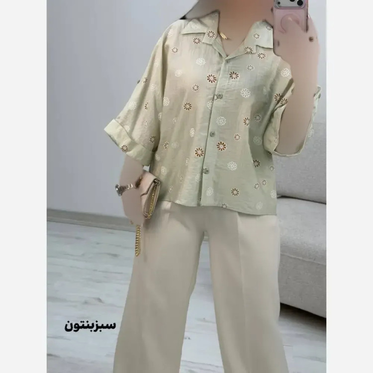 شومیز عروسکی بابونه پری شیشه ای درجه یک فری سایز 38 تا 46