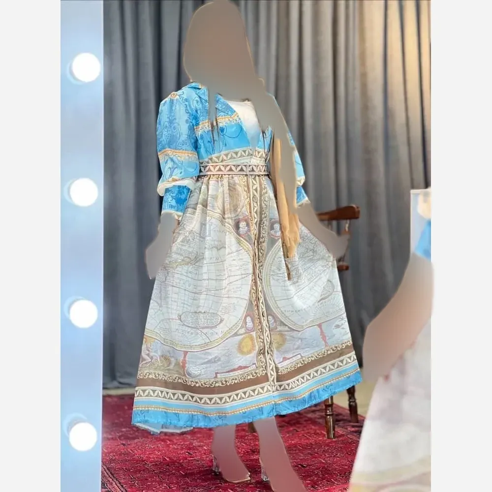 پیراهن طرح ترک سمین ساتن ابریشم اعلا فری سایز تا 48 قد 120 زنانه