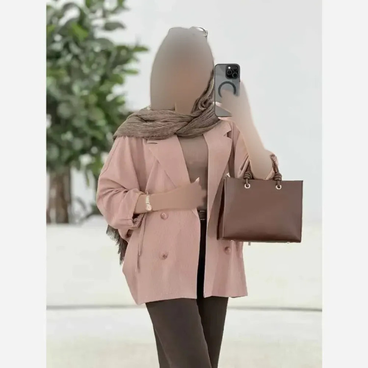 کت آستین بندی شبنم زنانه جنس لنین شسته شده اعلا فری سایز تا 48 در رنگ بندی متنوع
