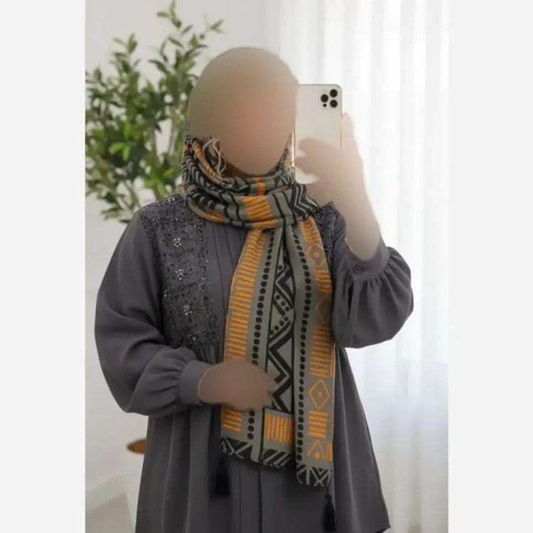 شال مصری نخ سانسفور ابعاد 182*70 رنگبندی متنوع فری سایز