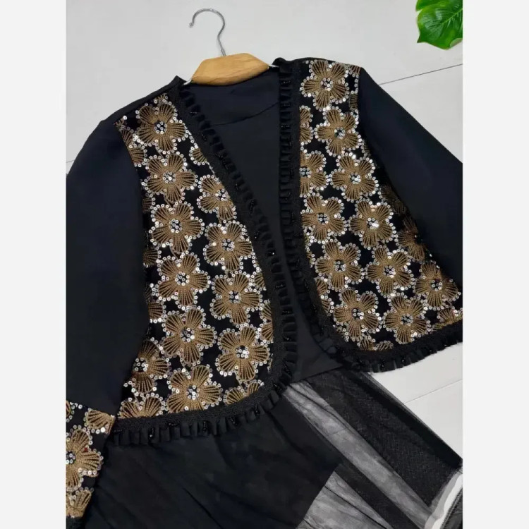 ست بلوز و شلوار زنانه قواره دار ویسکوز الیزه کش سایز 38 تا 48
