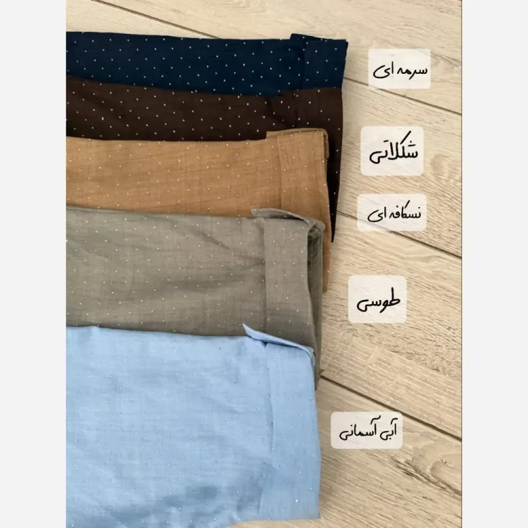 شومیز نگین دار پری سایز بزرگ زنانه | 46 تا 50 | رنگبندی متنوع