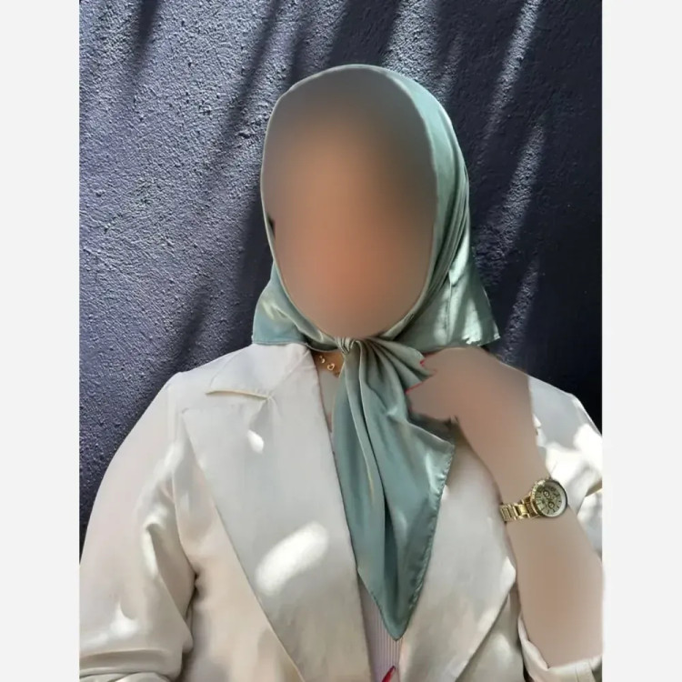 مینی اسکارف ساتن سیلک ابعاد 75 در 75 زنانه و دخترانه