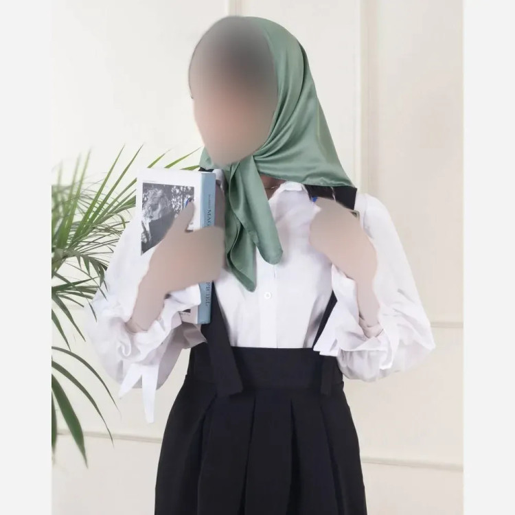 مینی اسکارف ساتن سیلک ابعاد 75 در 75 زنانه و دخترانه