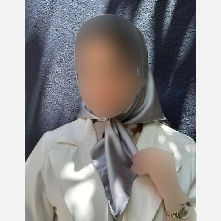 مینی اسکارف ساتن سیلک ابعاد 75 در 75 زنانه و دخترانه