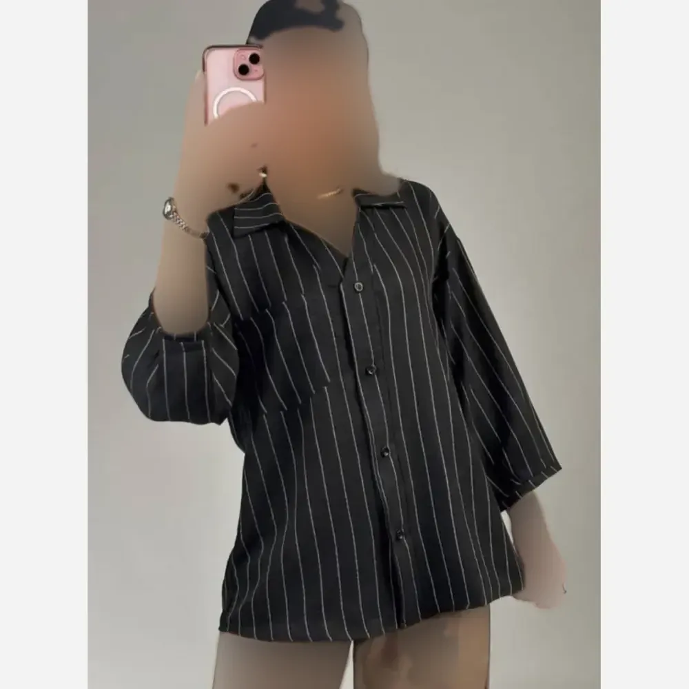 شومیز دیپلمات زنانه لیا باکیفیت مشکی فری سایز