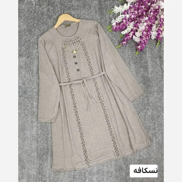 تونیک زنانه مدل الماس جنس کریشه درجه یک قد بلند شیک و راحت