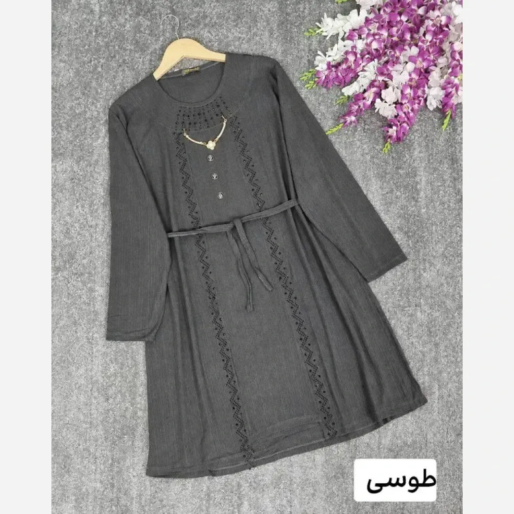 تونیک زنانه مدل الماس جنس کریشه درجه یک قد بلند شیک و راحت